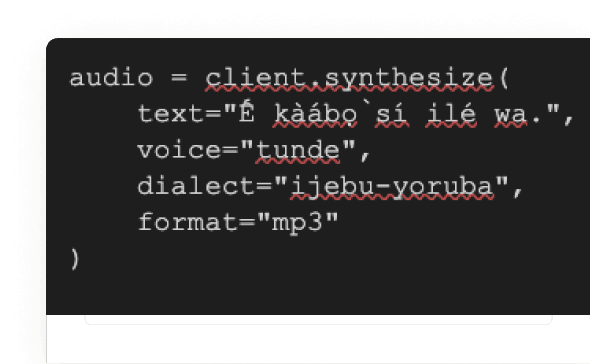 Text-to-Speech API